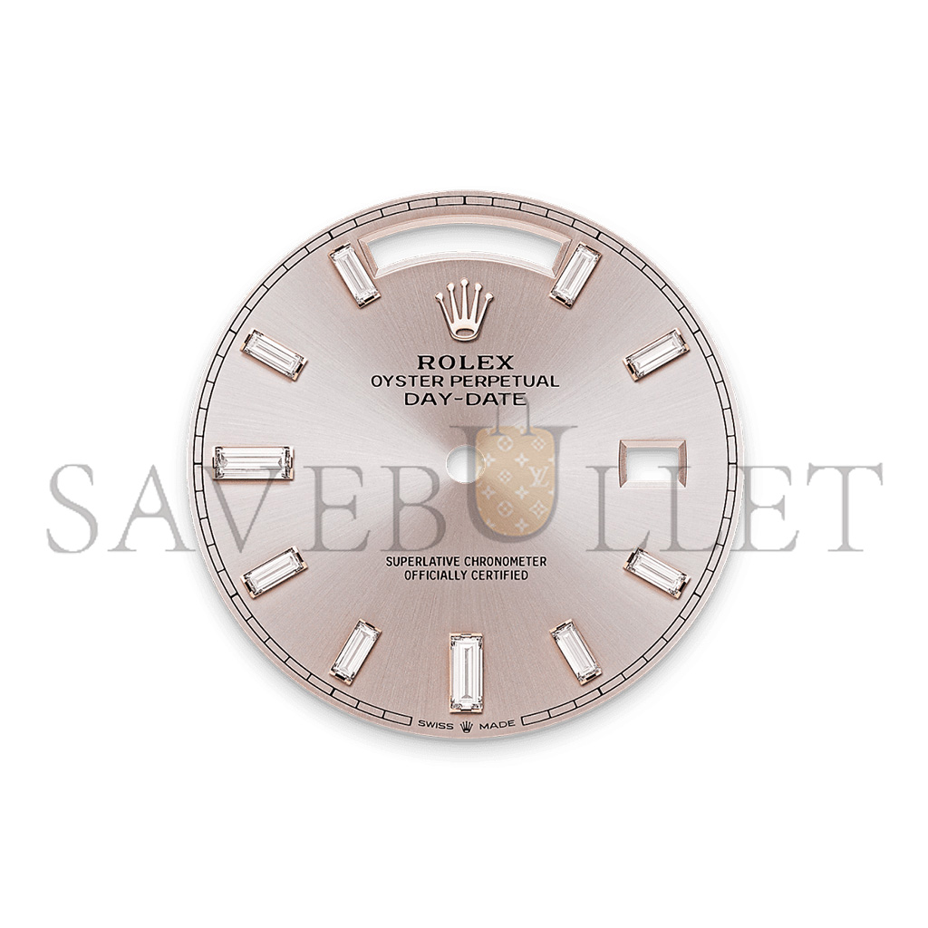 R*l*x day-date 40 oyster, 40 mm, everose gold watch 228235-0004